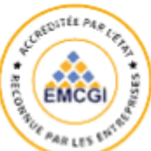 EMCGI-Ecole des Métiers, de Commerce, de Gestion et d'Informatique Privée logo